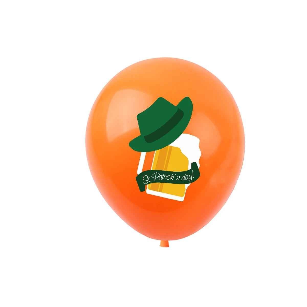 St Patricks Day Balloon Set 5pcs Green Shamrock Irish Party Decoration 12 Inch Latex - Image 3